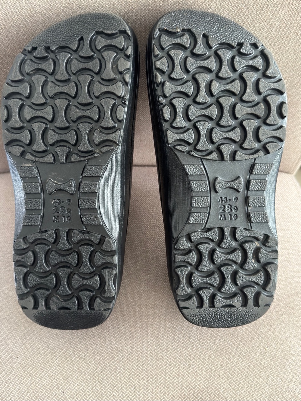 Birkenstock Men's Black Slip-On Sandals